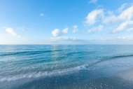 Aqua;Beach;Blue;Calm;Cloud;Cloud-Formation;Clouds;Coast;Coastline;Florida;Healin